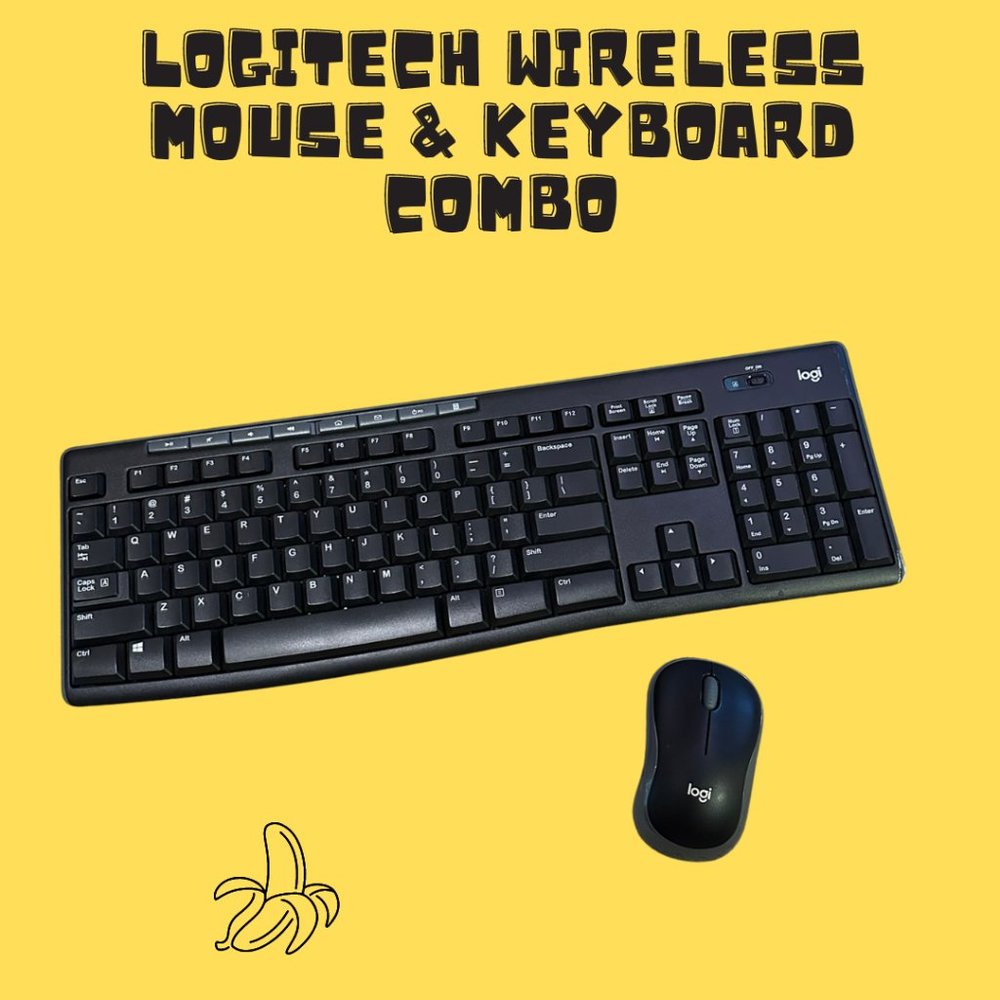🟡 Logitech Wireless Mouse & Keyboard Combo 🟡
